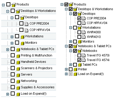 Screenshot: TreeControl, Beispiel 3